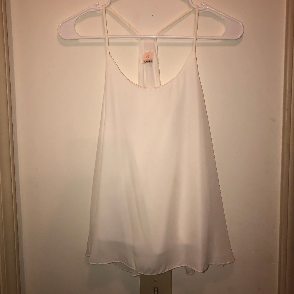 White tank top